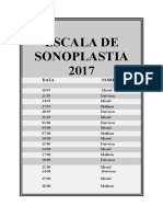 Escala de Historia Infantil de 2017