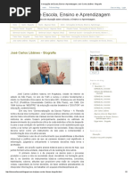 Concepções de Escola, Ensino e Aprendizagem_ José Carlos Libâneo - Biografia