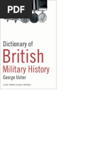 Dictionary of British Military History