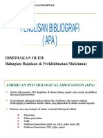 Penulisan Bibliografi APA