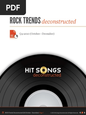 Hit Song Deconstructed q4 2010 - Rock Trends