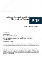 Firma Electrónica Del Registrador Mercantil - Ucv_2009_133_159-184