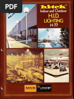 Lithonia Hi-Tek Indoor & Outdoor Lighting Catalog 1977