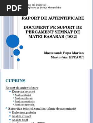 Raport De Autentificare