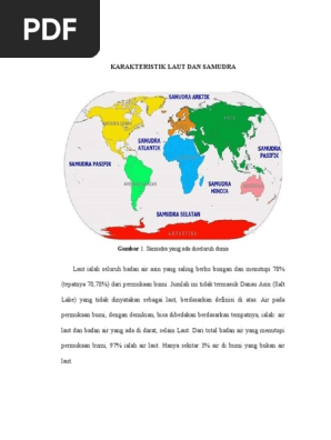 Karakteristik Laut Dan Samudra
