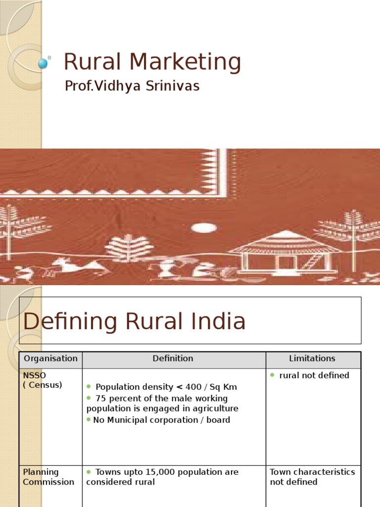 Insights on Rural Marketing in India | PDF | Business Process ...