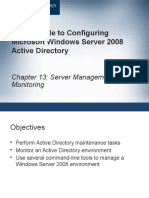 MCTS Guide To Configuring Microsoft Windows Server 2008 Active Directory