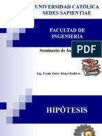 Semana 09 - Hipótesis