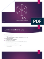 Application of Artificial Intelligence To The Law