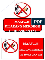 Dilarang Merokok