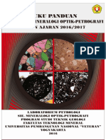 Modul Mineralogi Optik Petrografi 2016 PDF