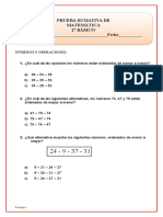 Comparar y Ordenar Numeros