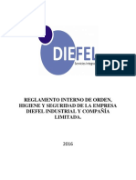 Reglamento Interno DIEFEL