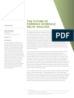 Future of Forensic Schedule Delay Analysis PDF