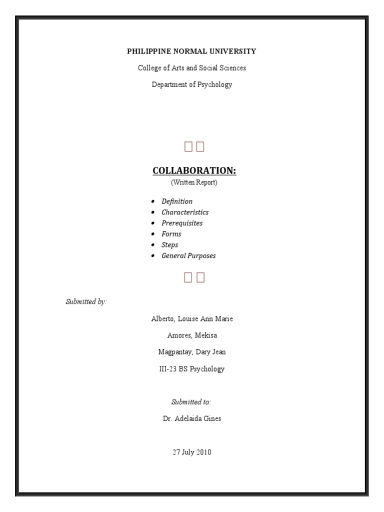 Collaboration in Special Education | PDF | Special Education ...