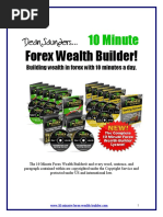 10 Minutes Forex Wealth Builder By Dean Saunders Notes Finance - 