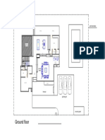 Ground Floor: Plot Boundary