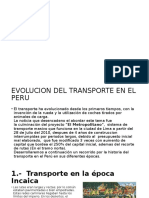 Evolucion Del Transporte en El Peru