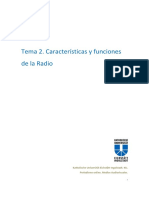 Características y funciones de la radio en