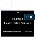 Elegia - Poema Canción de César Calvo