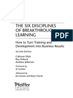 Six Disciplines of Breakthrought Learning