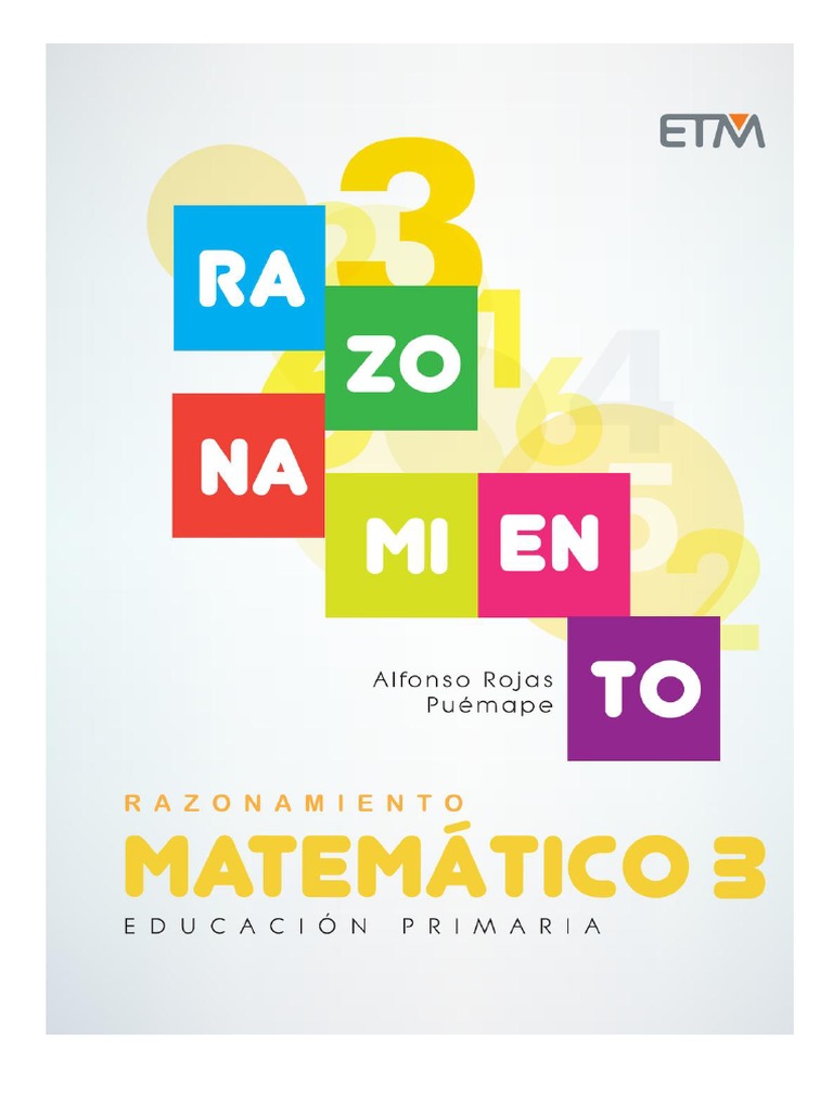 Razonamiento Matemático 3º | PDF | Enseñanza de matemática