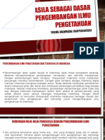 Pancasila Sebagai Dasar Nilai Pengembangan Ilmu Pengetahuan