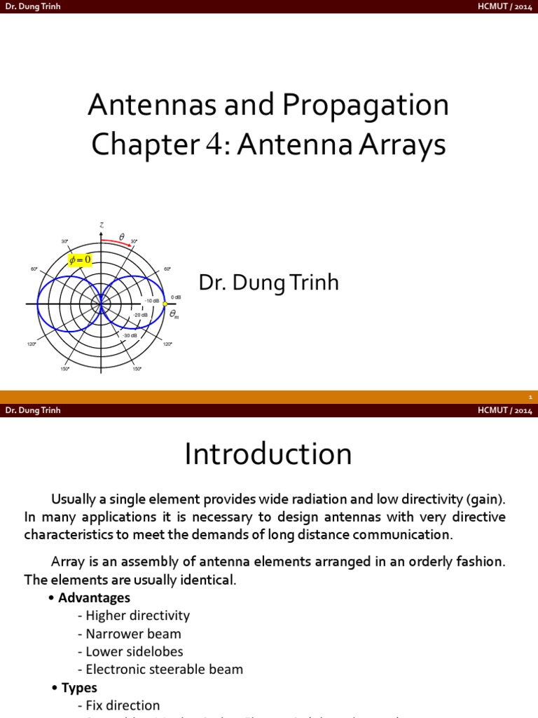Antenna Arrays: Design and Analysis | PDF | Antenna (Radio) | Radio ...