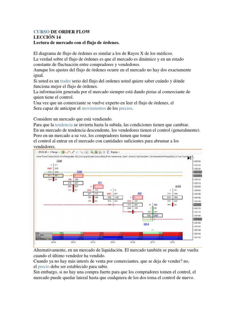 Curso Forex Order Flow Leccion 14 Suministro Economia!    Mercado - 