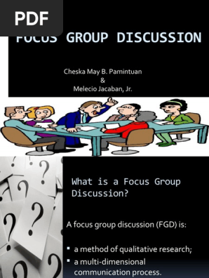 Focus Group Discussion