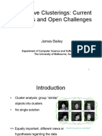 Alternative Clusterings - Current Progress and Open Challenges