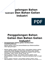 2.penggolongan Bahan Galian Dan Bahan Galian Industri