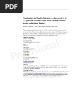 Download Mawson Study - Vaccinated VS Unvaccinated children by Jesus Franco SN349055285 doc pdf