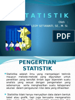 MATRIKULASI STATISTIK