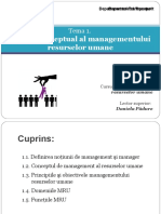 Tema 1. Cadrul Conceptual Al MRU (1)