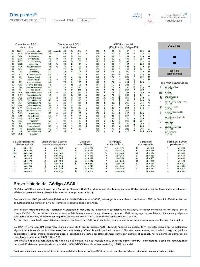 Ascii | PDF