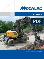 Versatile Wheeled Excavator 714MWe: Ideal for Compact Jobs Requiring Power