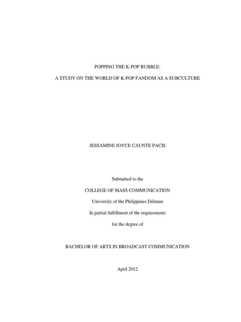 Kpop Objectification And Rkpopfap A Critical Analysis - hw6gg03