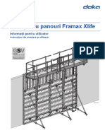 Panou Framax Xlife Utilizare PDF