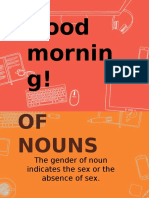 Gender of Nouns