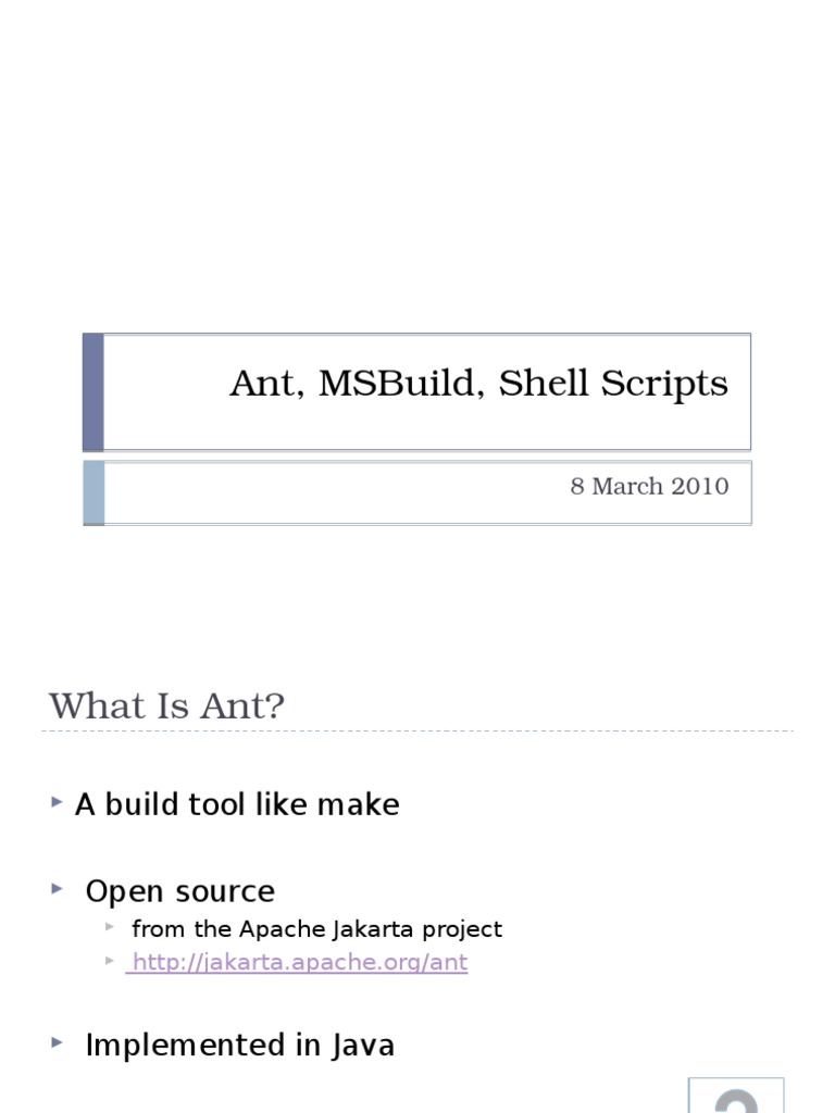 Understanding Ant Build Tool Basics | PDF | Command Line Interface ...