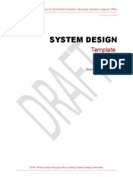 System Design Template