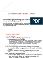Lecture 12 Performance of Economic Systems