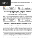 Hazard Identification and Risk Assessment in Steering Wheel Manufacturing Industry