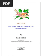 Importance of Induction