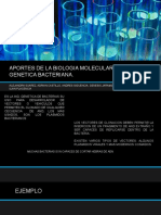 Aportes de La Biologia Molecular y La Genetica