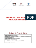 Metodología para un Análisis Forense en 5 fases