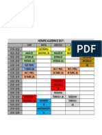 horario academico