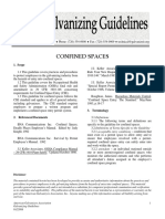 Confined Spaces (Galvanizing Guidelines, 1999 Feb)