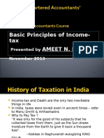 Basic Principles of Income-Tax: Ameet N. Patel